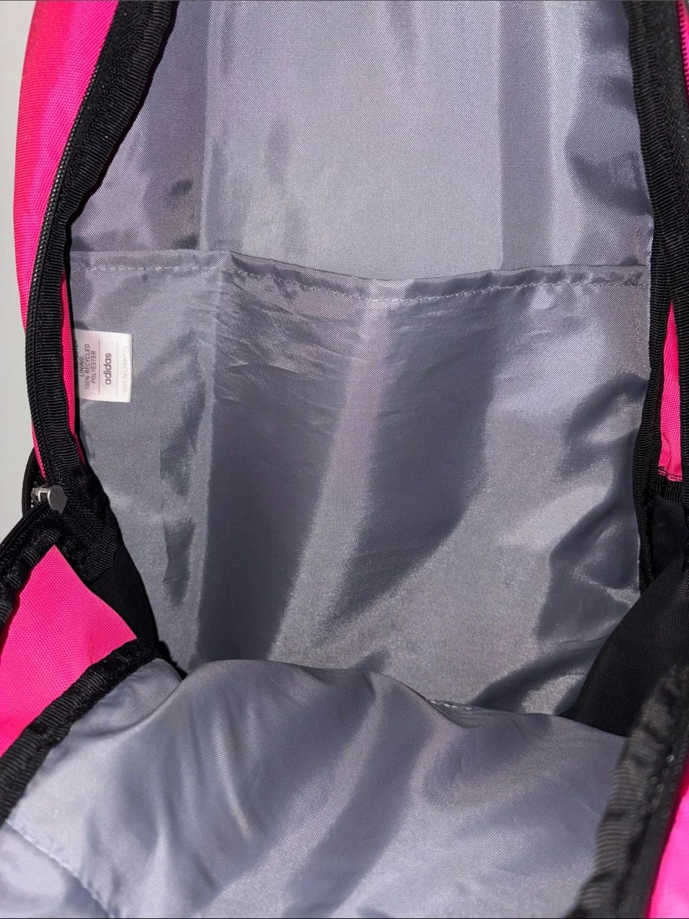 adidas Hot Pink and Black Everyday Backpack